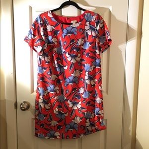 ⚡️Flash Sale⚡️J.Crew Red/Blue Floral Dress